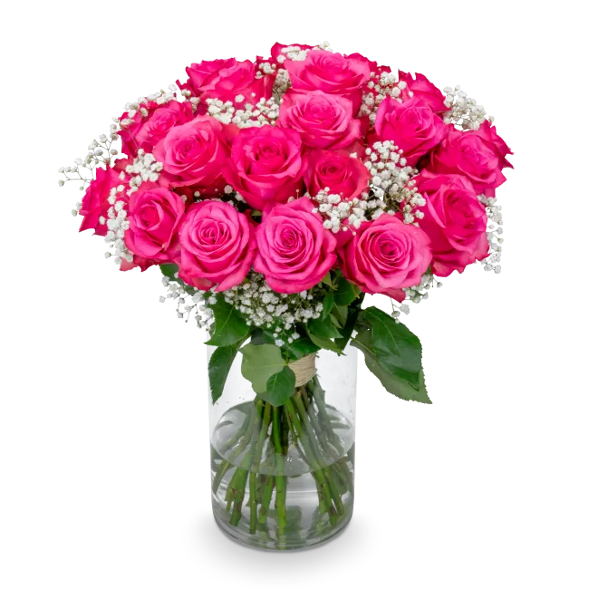 Bouquet of pink roses
